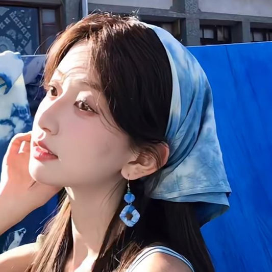 Geometry Dye Ohrring Krawattentropfen