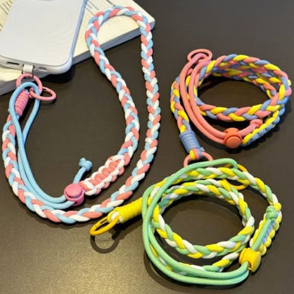 Pad Phone Strap with Lanyard Braided