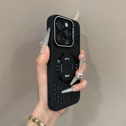 MagSafe対応) (iPhone対応マグネット式穴あきケース)