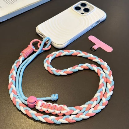 Pad Phone Strap with Lanyard Braided