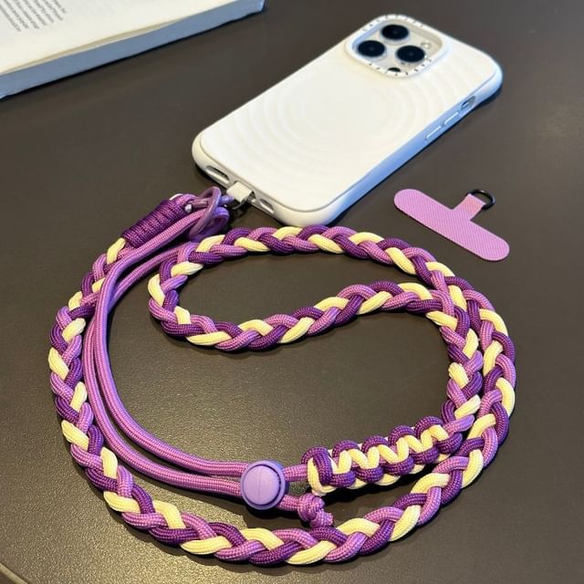 Pad Phone Strap with Lanyard Braided