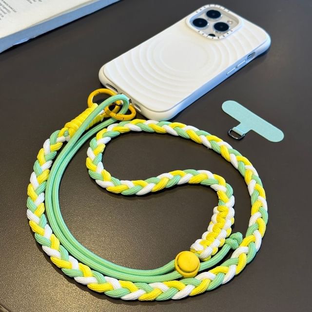 Pad Phone Strap with Lanyard Braided