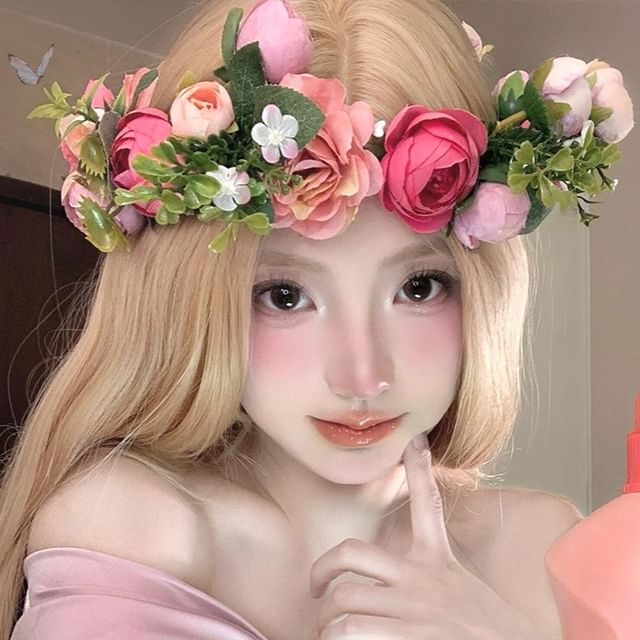 Wreath Headpiece Floral