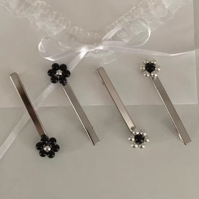 Set Perlenblume 2: Haarspange