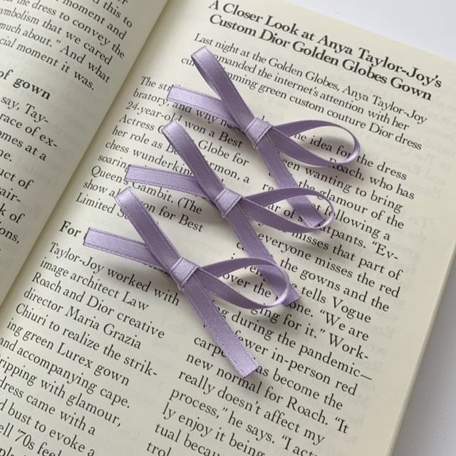 クリップ3：シンプルなリボンヘアセット