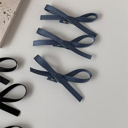 クリップ3：シンプルなリボンヘアセット