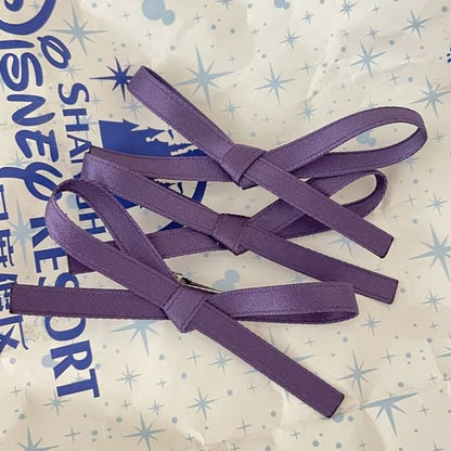 クリップ3：シンプルなリボンヘアセット