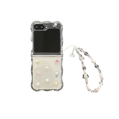 / Strap Set Floral Phone Case