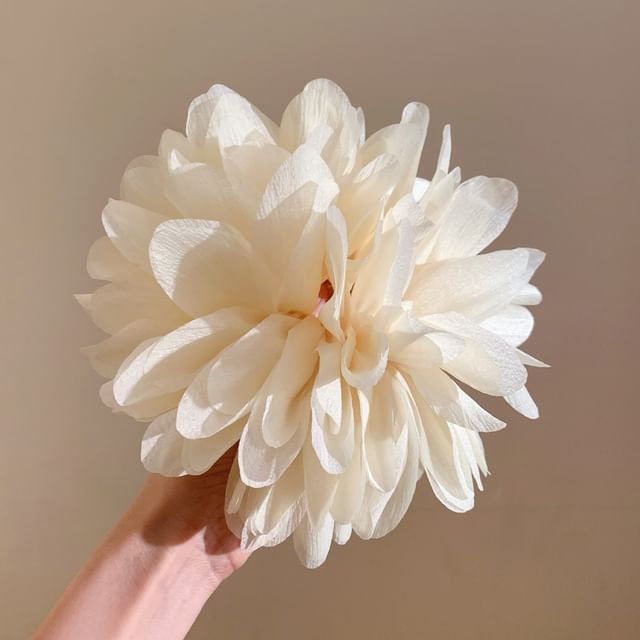 Scrunchie Mesh Flower