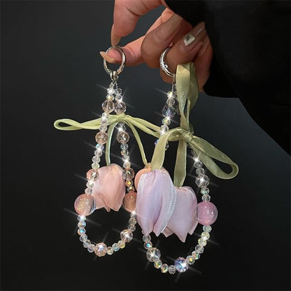 Flower Lanyard with Pad Phone