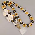 Phone Pad with Lanyard Flower