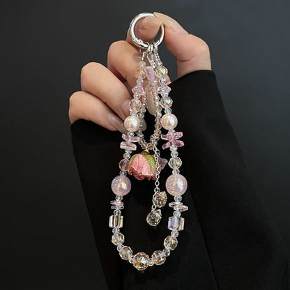 Lanyard Phone with Beaded Pad