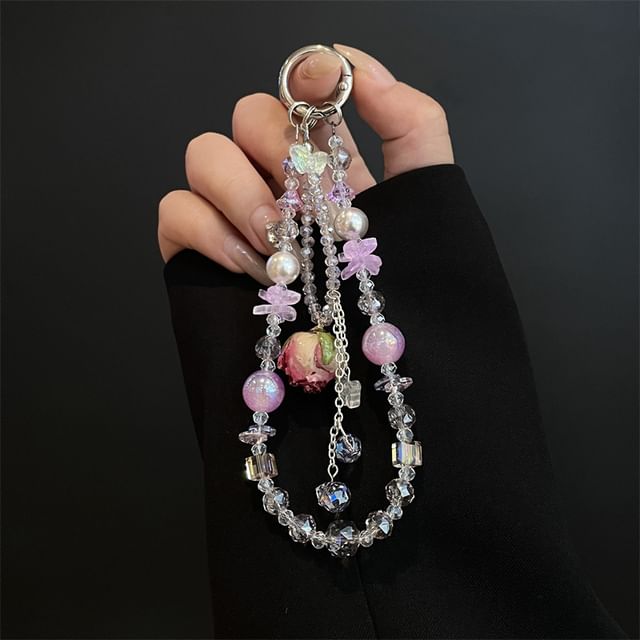 Lanyard Phone with Beaded Pad