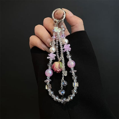 Lanyard Phone with Beaded Pad