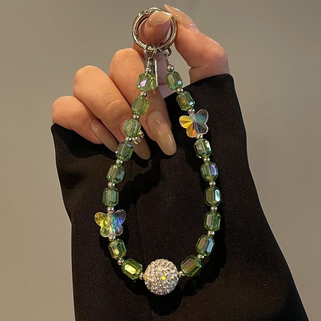 Lanyard Butterfly Phone Beaded