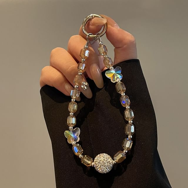 Lanyard Butterfly Phone Beaded