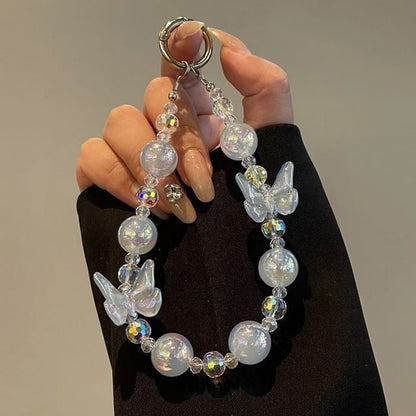 Lanyard Telefon Perlen Schmetterling