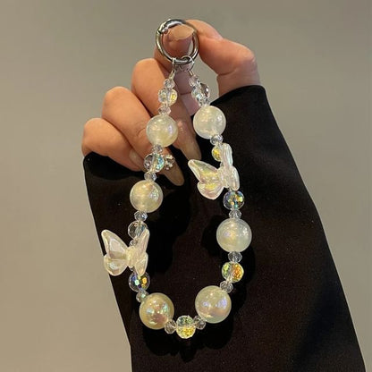 Lanyard Telefon Perlen Schmetterling