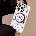 Plaid Magnetic Phone Case - Compatible with iPhone and MagSafe