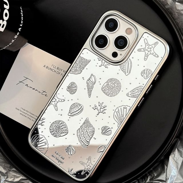 Phone Pattern Case Seashell
