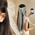 Bow Lace Sequined Hair Clip
