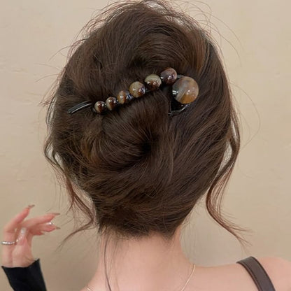 Clip Acrylic Bead Hair
