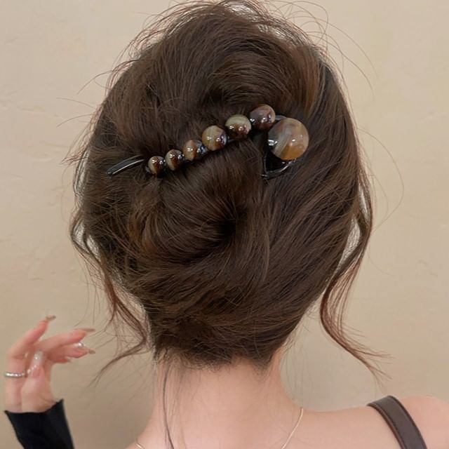 Clip Acrylic Bead Hair