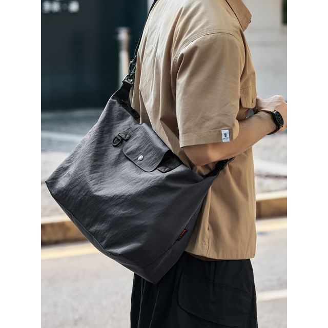 Plain Flap Crossbody Bag