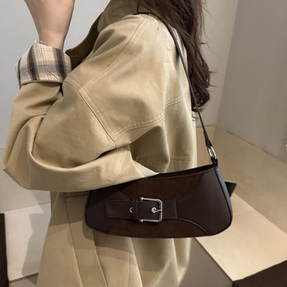 Buckled Shoulder Bag