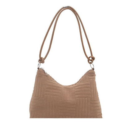 Plain Textured Shoulder Bag
