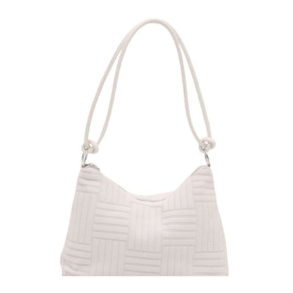 Plain Textured Shoulder Bag