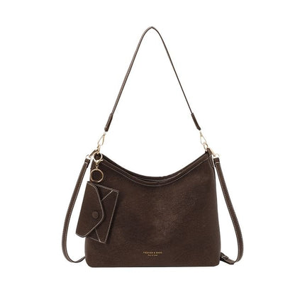 Faux Leather Crossbody Shoulder Bag