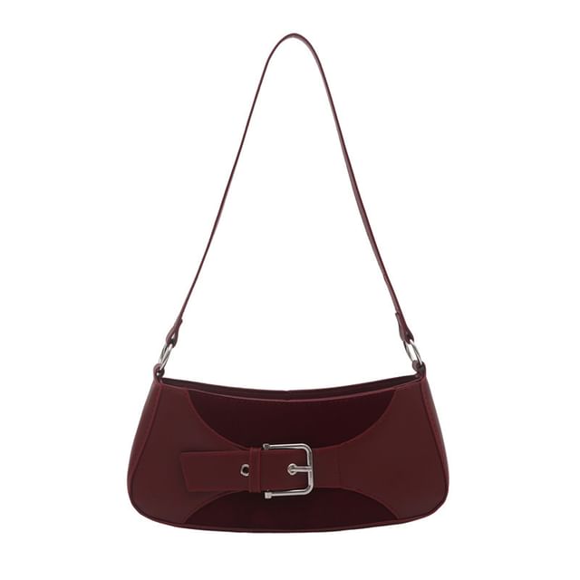 Buckled Shoulder Bag