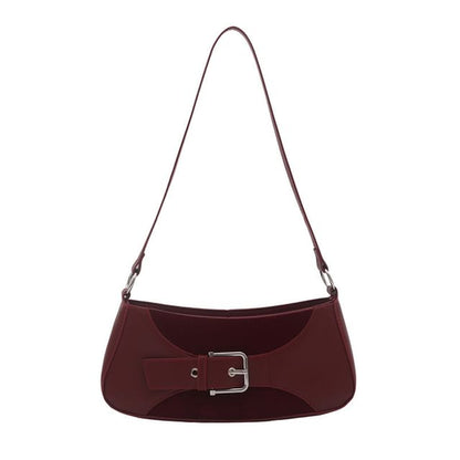 Buckled Shoulder Bag