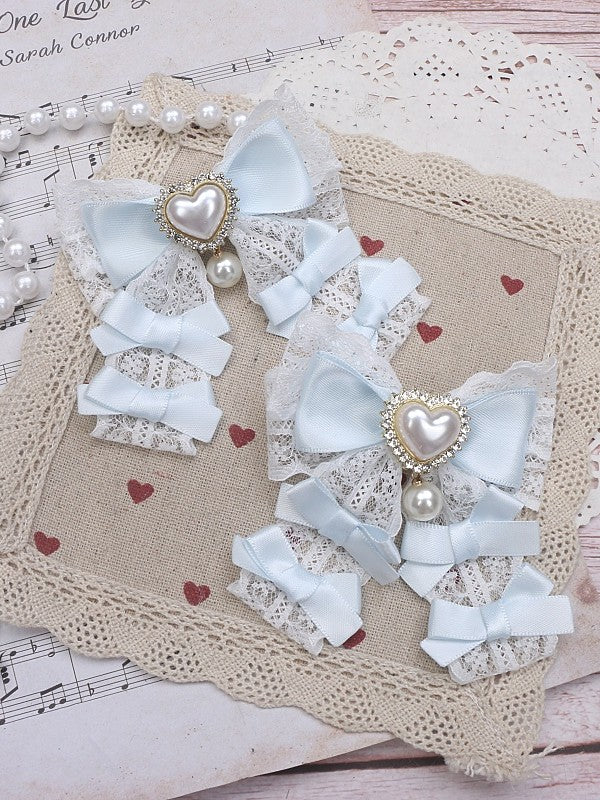 9 Color Hairclip Large Kei Options Bowknot Jirai
