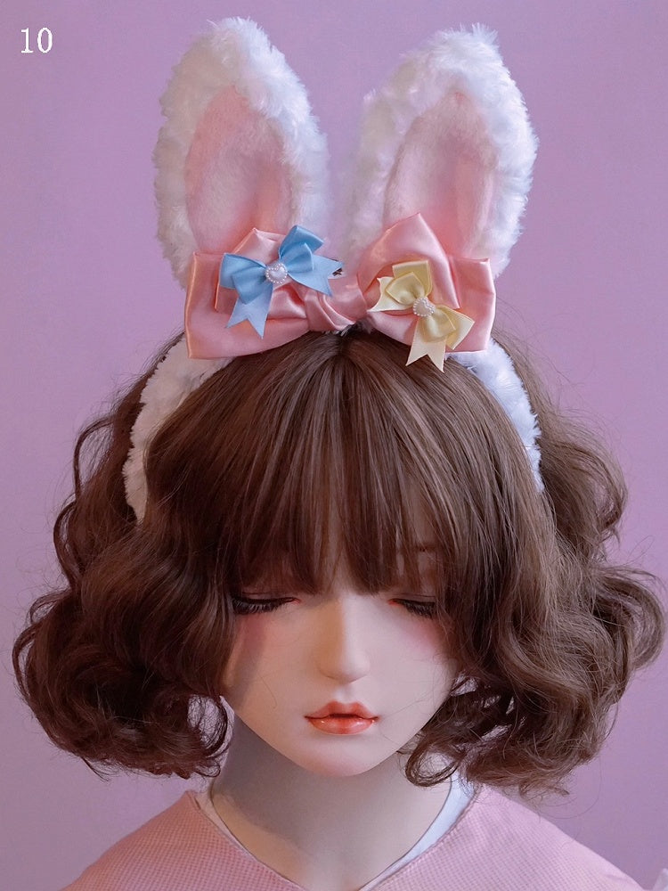 詳細 KCオプション 耳飾り 蝶結び レース 11トリム バニー