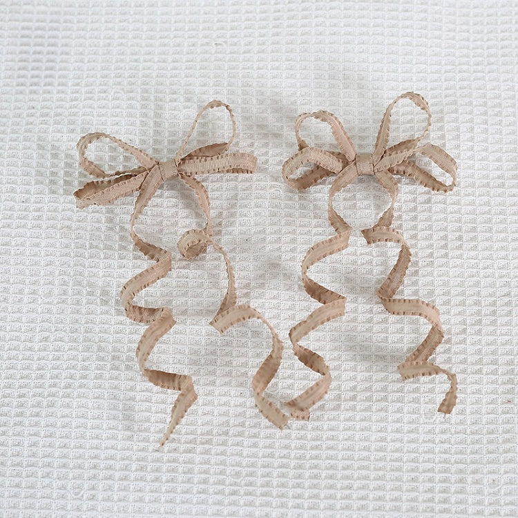 Lolita Pair Sweet Colors Hairclips Ribbon A Bowknot Cute 15 And Curly of