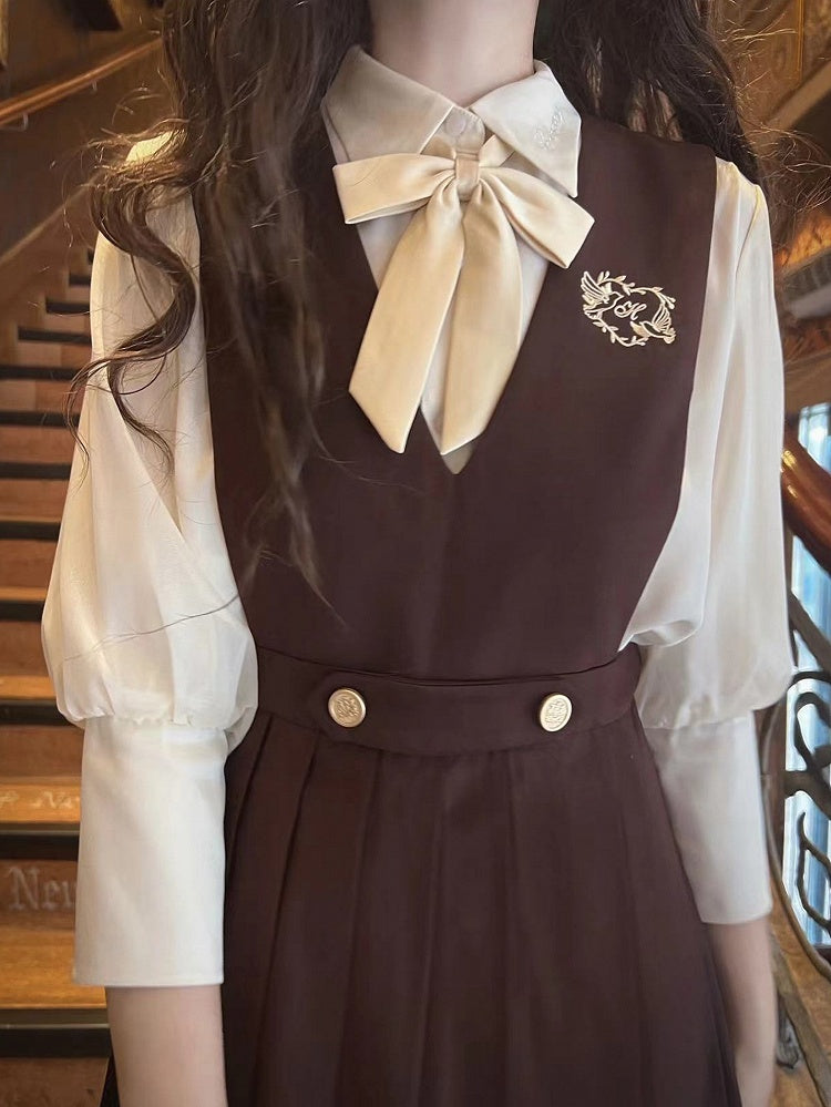 Yellow Tie Creamy Bow