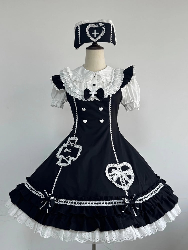 Pink Black Hat / Red Nurse Blue