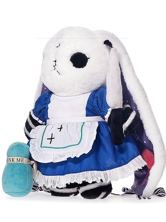 Guro Blue White Set: Plush Rabbit Kawaii