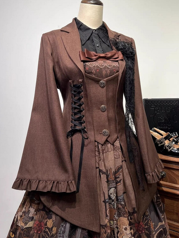 Pemberley Estate Lace-Up Vintage Lolita Jacket
