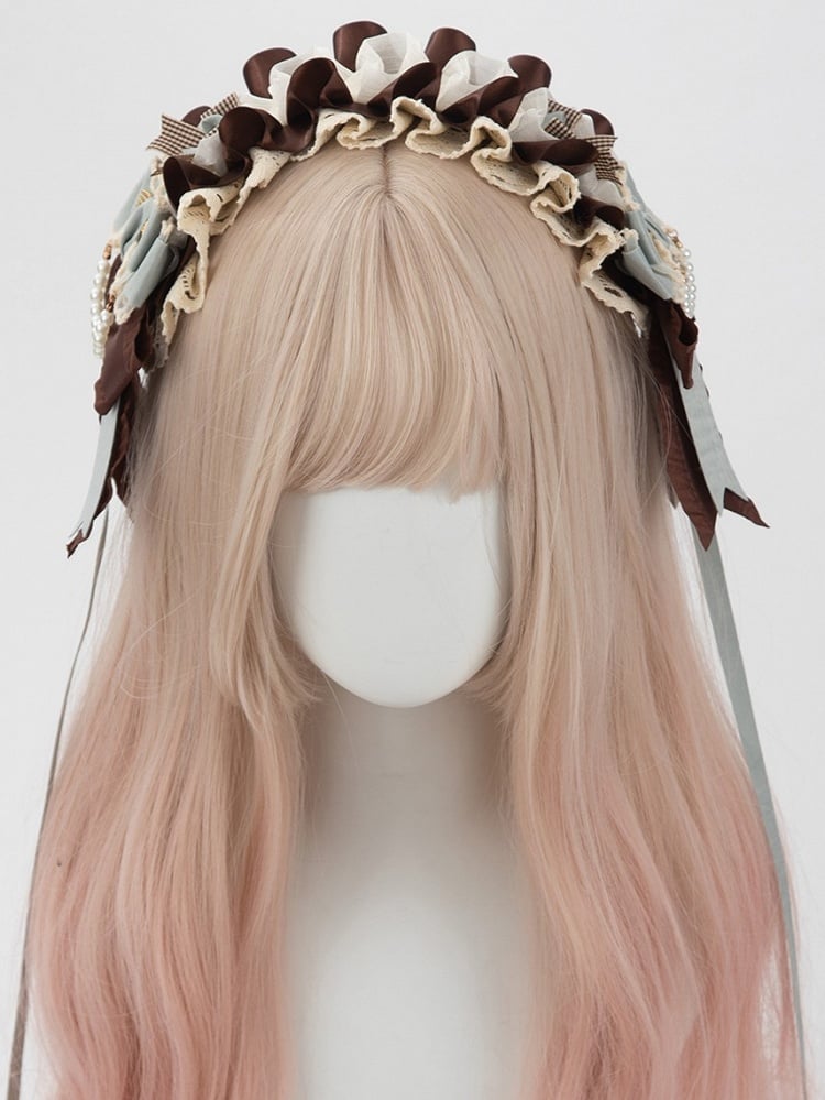 Lolita 2 Sweet Green Dessert Mint Options Chocolate Hairband Lace