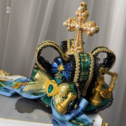 Mini Hat Decorated Lolita Crown Cross Idol Options 2