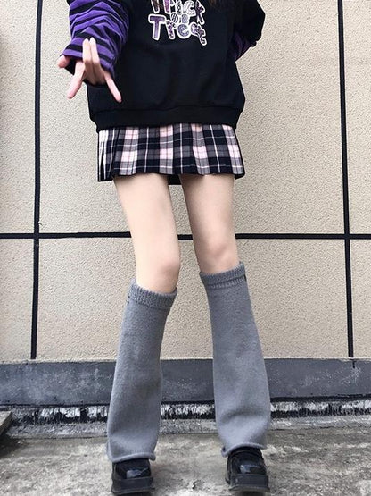 Warmers White/Grey/Black 45CM Leg Loose