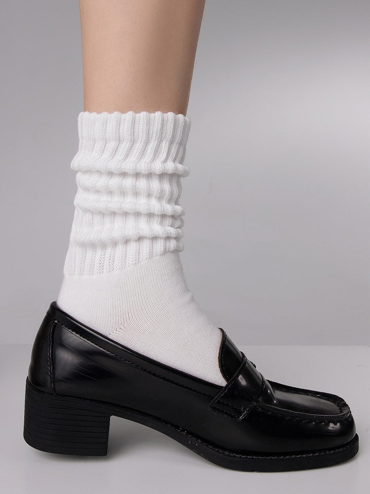 Socks 6 Colors Retro Cotton Minimalist