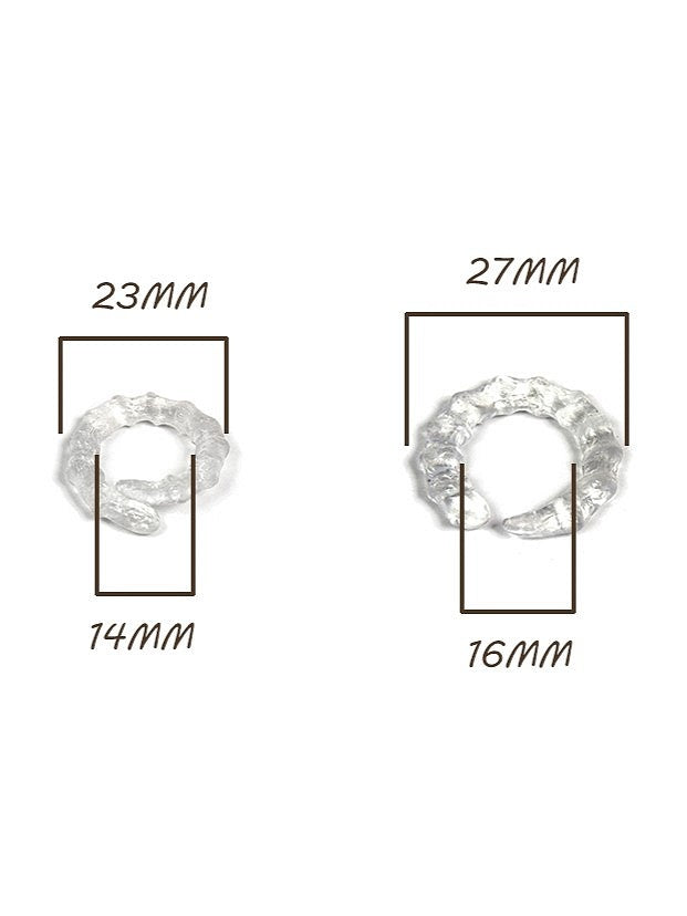 Steampunk Halbtransparenter Ring in Insektenform