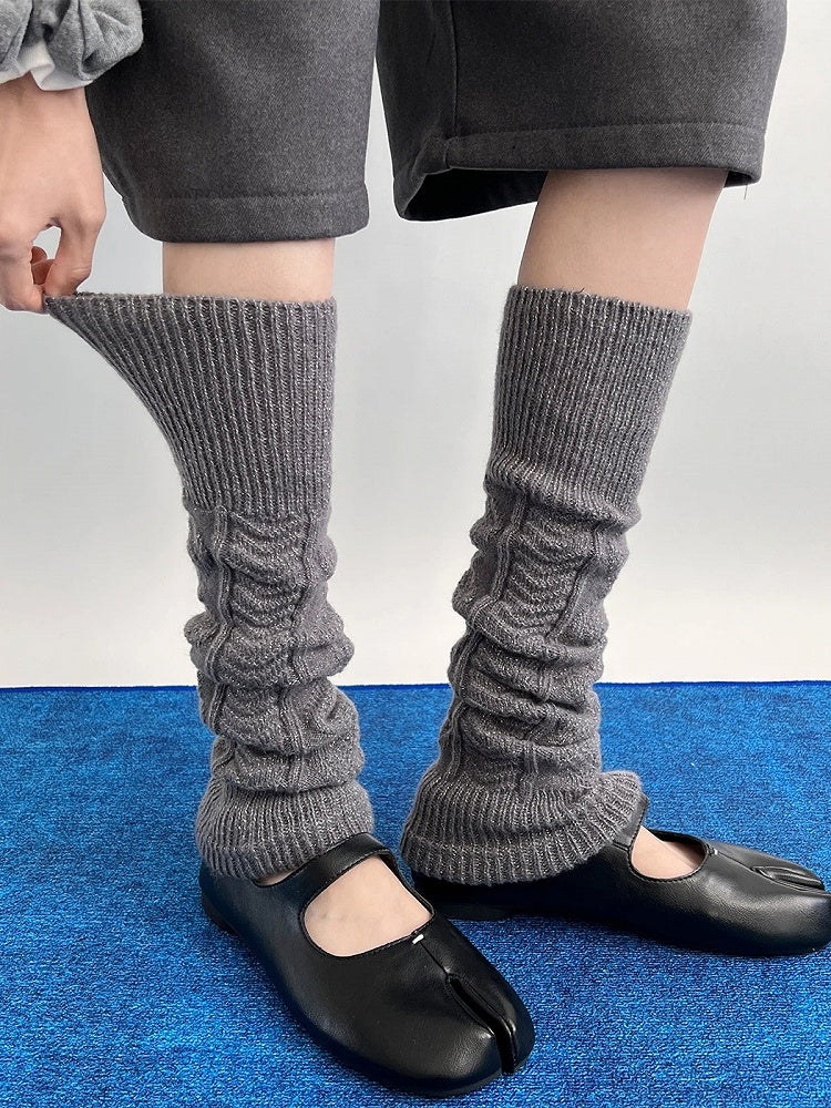 Leg Knit Warmers Argyle (2 Colors)
