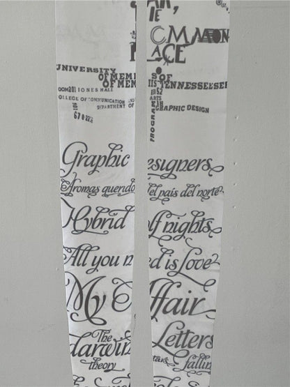 White/Nude Semi-sheer Pantyhose Print Letter