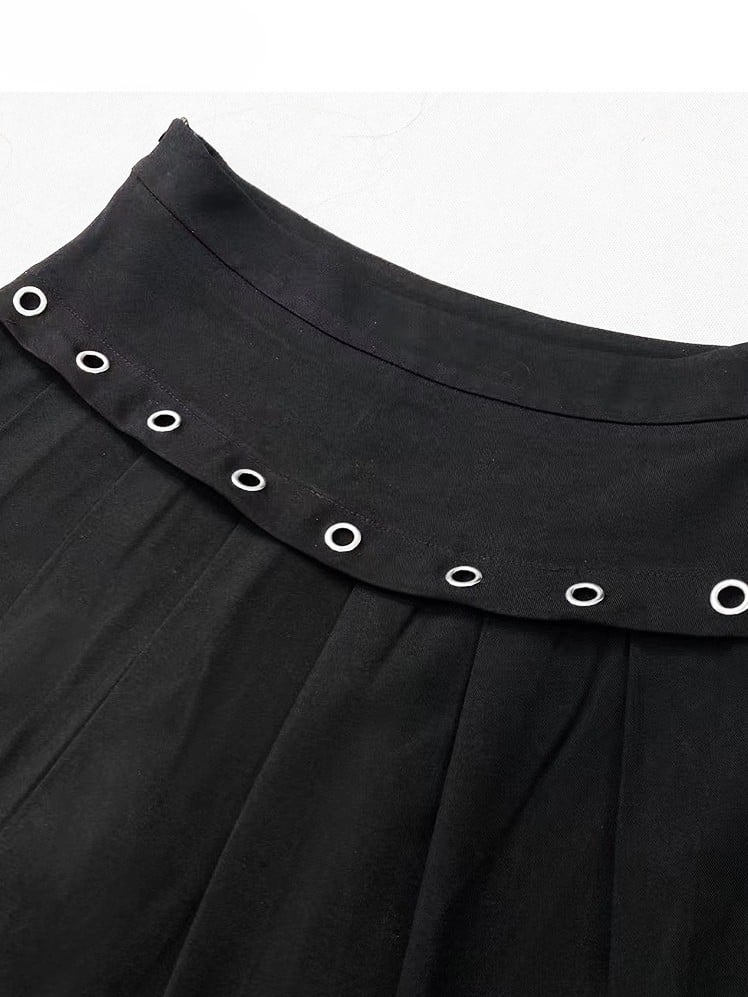 Flare Plissee Glamorous Bittersweet Silhouette Hose Schwarz Mit