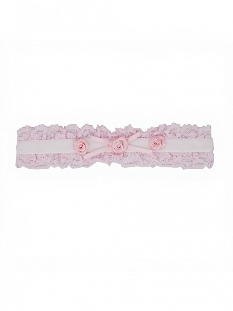 Lace Trim Bow Leg Garter - ModaSwings